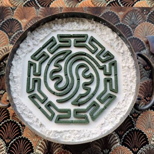 见素香坊督造 二仪有像铜香篆9.8cm苏工仿古篆香道用品八角形印香