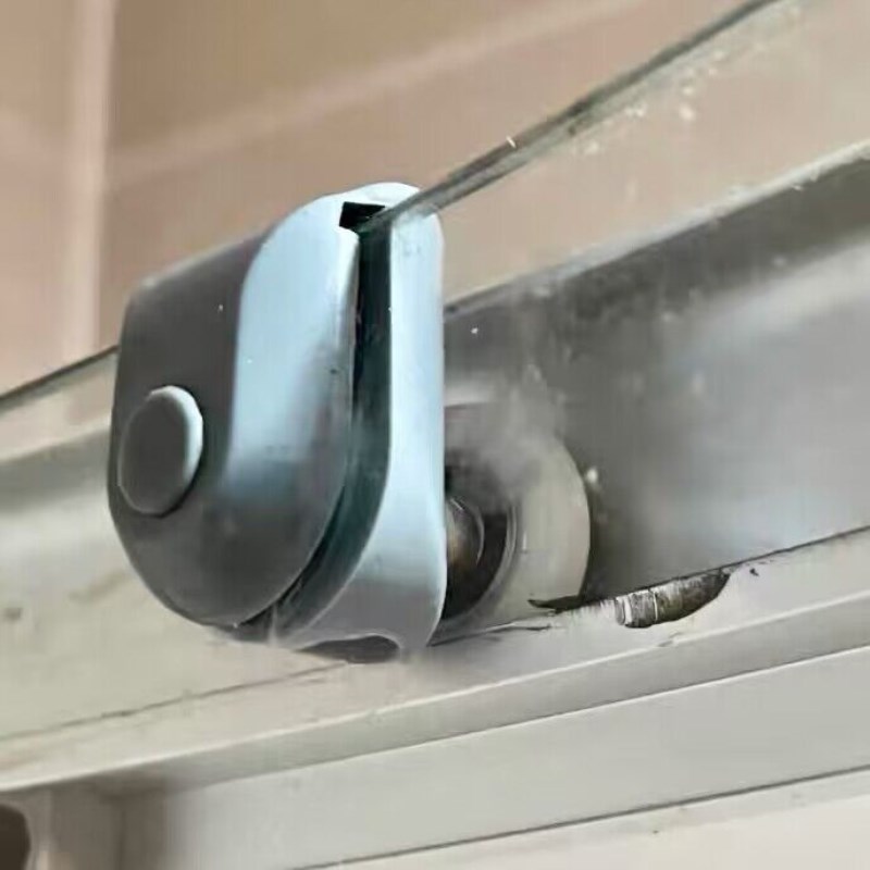 淋浴房弧型移门滑轮 老式玻璃移门滑轮 轨道单轮卫生间沐浴房滑轮