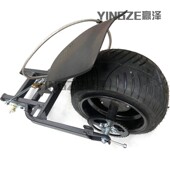 悬挂 10寸铝轮后平叉 自制改装 踏板车倒三轮沙滩车配件后桥