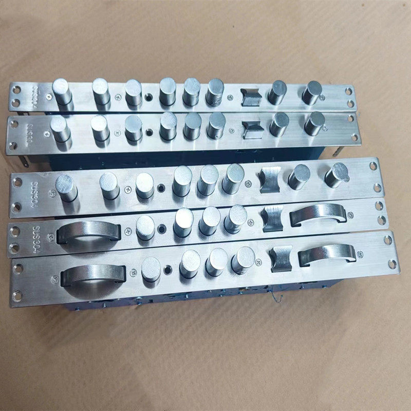 精品防盗门大钩锁环形双开门通用型九头锁体霸王锁大门铜门机械锁
