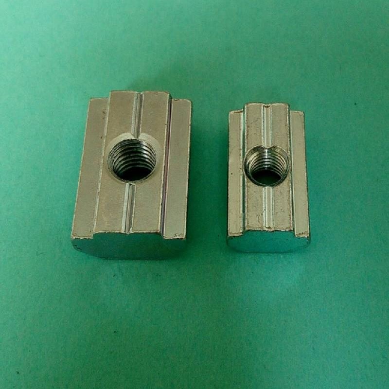 铝型材滑块螺母型配件梯T欧-国标M螺母长M5M8方型标型螺帽形