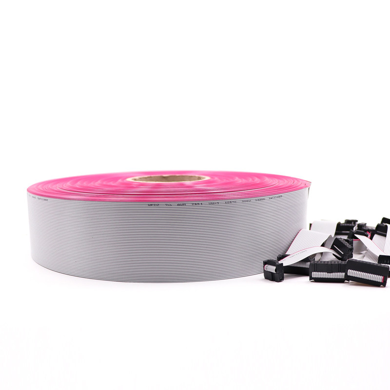 UL1灰排线1.27间距28WG压FC压线头10P1P1P20P2P3PP