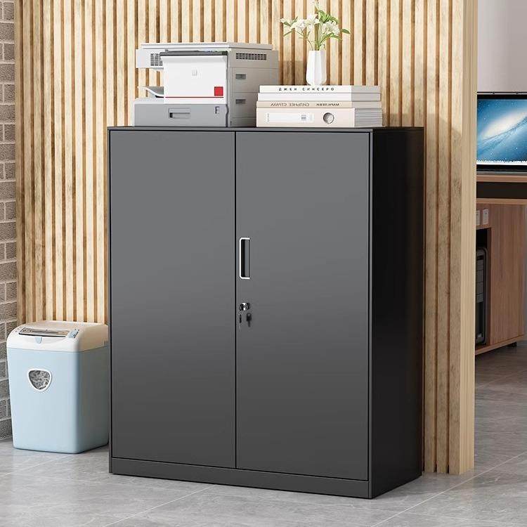 办公室铁皮文件柜带锁矮柜落地档案收纳柜对开资料柜钢制储物柜子,商业/办公家具,办公储物柜,淘宝优惠券,粉丝福利购,淘宝优惠卷