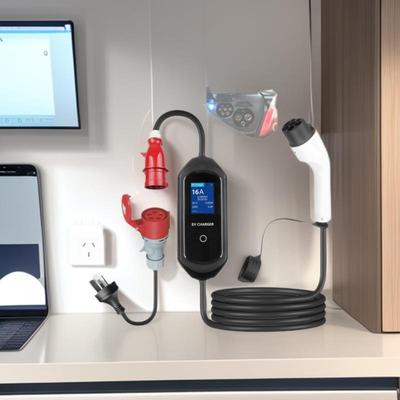 国标套装16A/11KW新能源电动汽车国标随车便携充电桩GBT车充电器