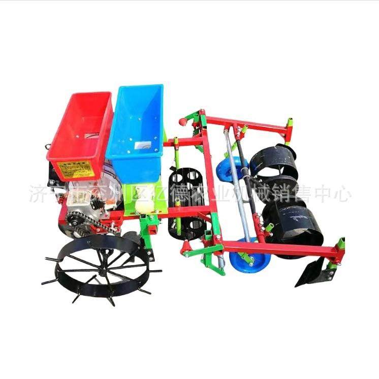 花生喷药起垄精播机两行农业机械起垄手扶车施肥一体覆膜花生机