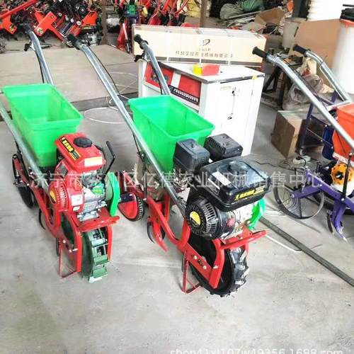 兰州热销新款夹式玉米大豆精播机自由带小型免耕花生施肥播种机