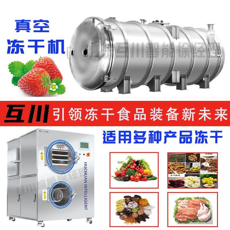 低温真空冻干机食品果蔬真空冻干设备水果片冷冻干燥机