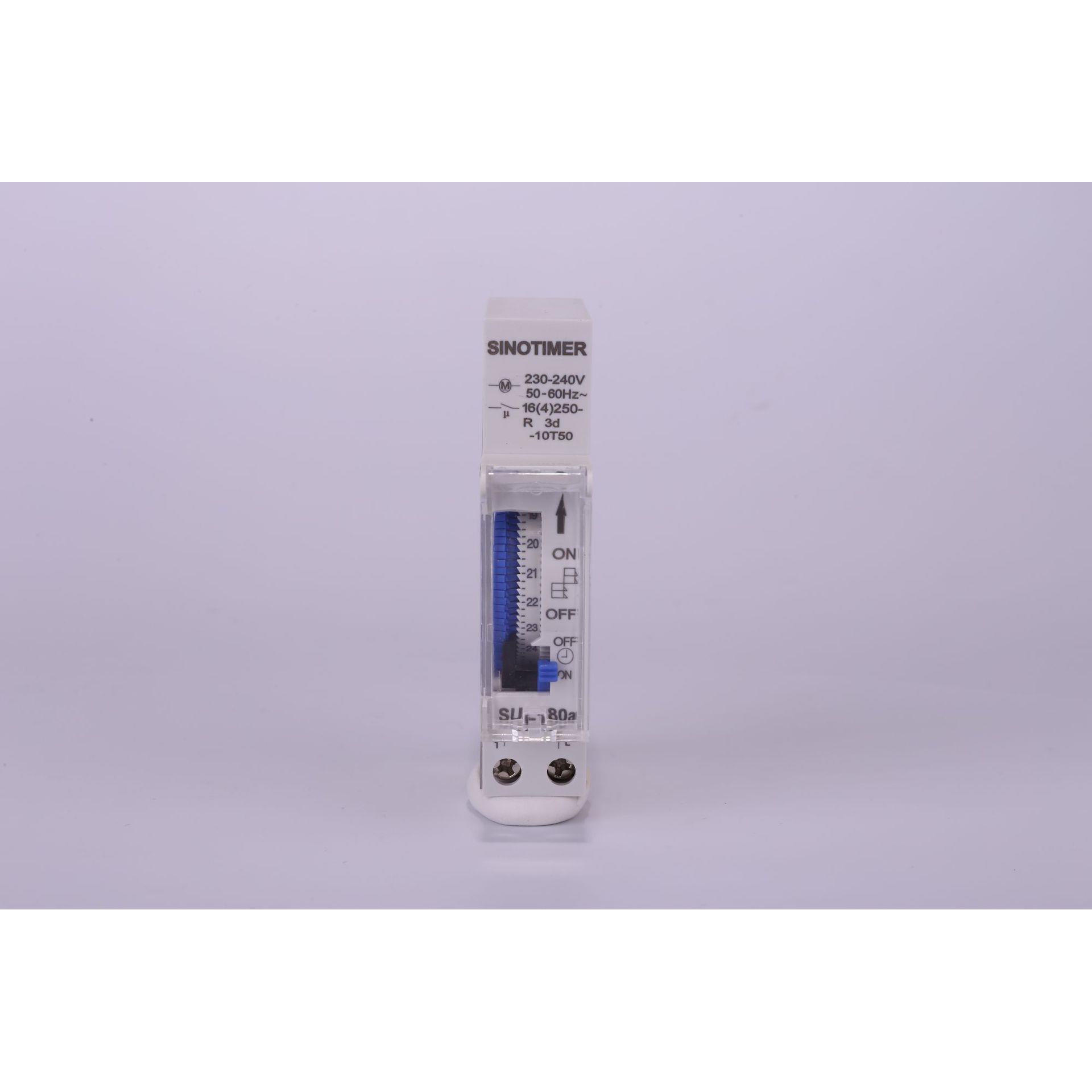 SUL180a 导轨安装石英机械计时器时控开关工业计时器定时开关220V