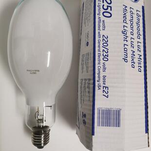 汞灯自镇流高压汞灯GYZ250W灯泡E27涂粉汞灯GE 高压汞灯