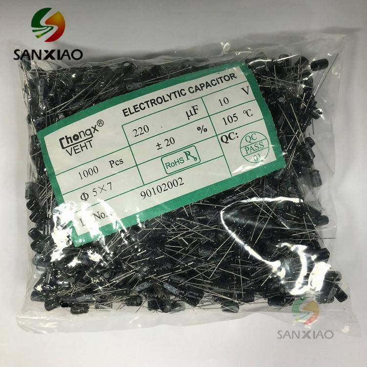 CHONGX厂家直销 插件铝电解电容10*17MM 450V10