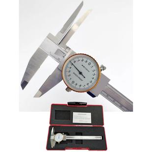 高精度加长上爪带表卡尺0 150mm加长内量爪游标卡尺带表盘