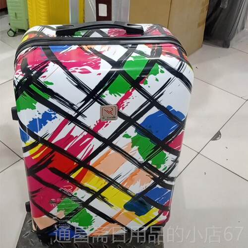 高档涂鸦李子母拉杆箱万向轮2女20寸学生登机箱4寸寸韩潮行箱28大