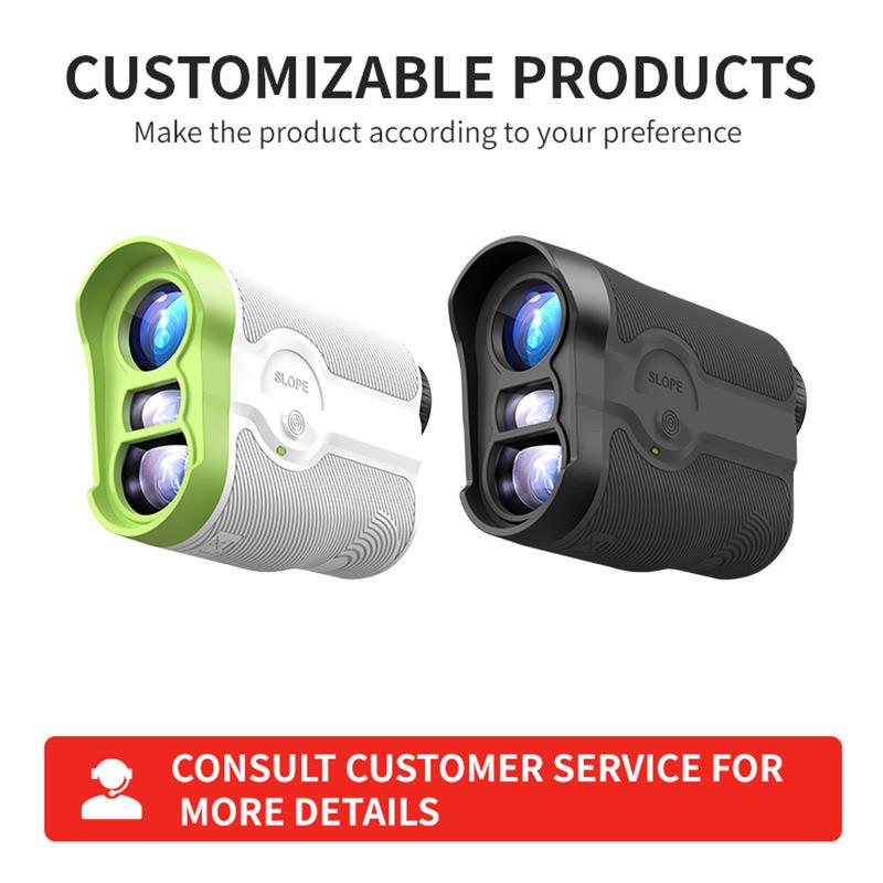 红光显示激光测距仪高尔夫角度补偿测距测速高倍高精度手持望远镜