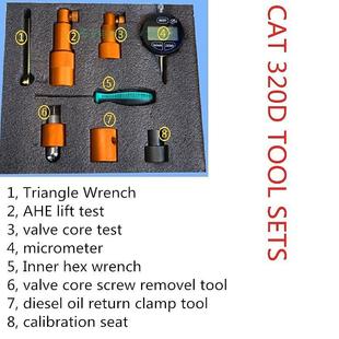适用卡特320D共轨喷油器拆装 测量分解工具套装