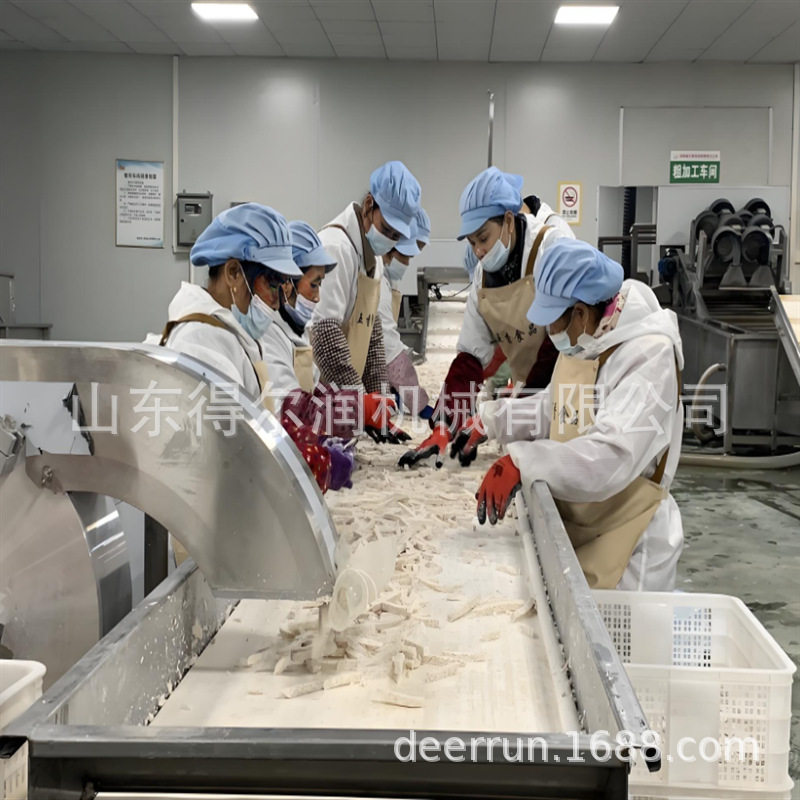 槟榔芋头加工生产线设备 火锅芋头条油炸机 满足客户需求 自动化