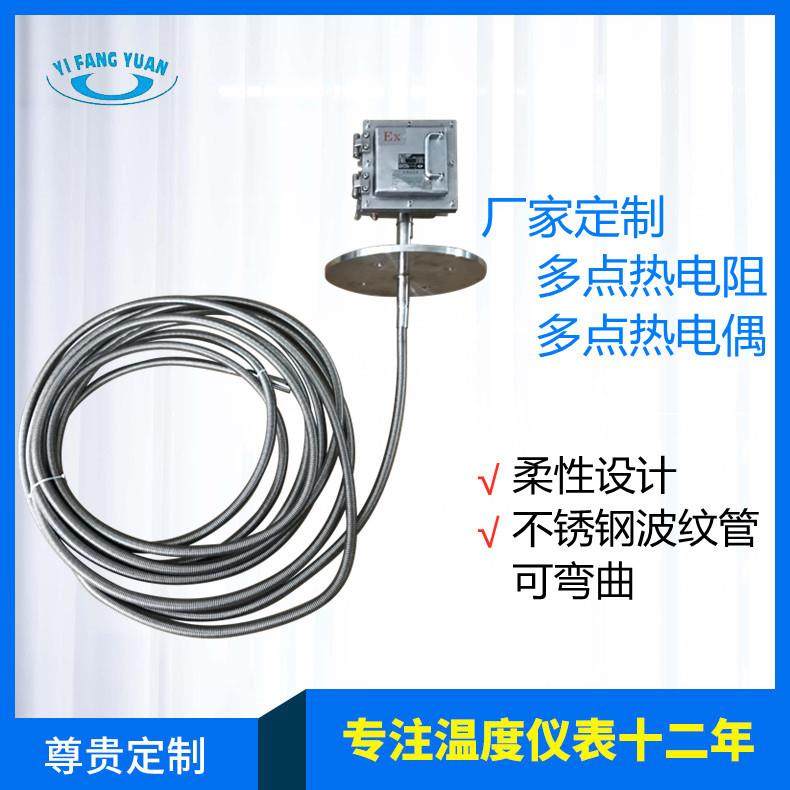 厂家直供柔性多点防爆热电阻 多点温度计 多点防爆热电偶厂家