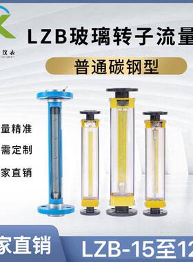 常州LZB-40玻璃转子流量计DN40法兰式气体液体测量浮子数显