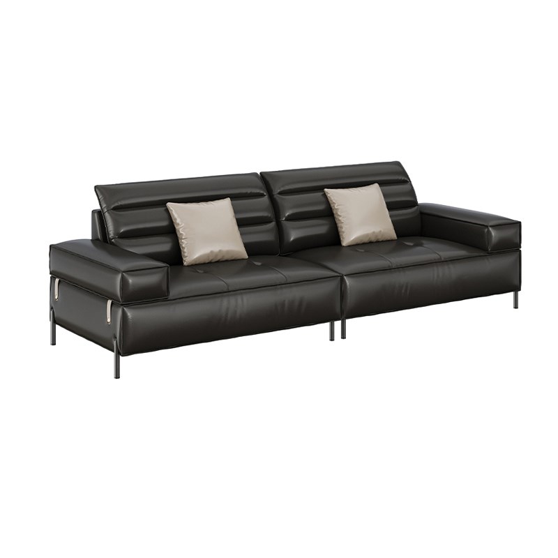 简约现代单人办公沙发会客休息恰谈接待室商务三人沙发办公室茶几