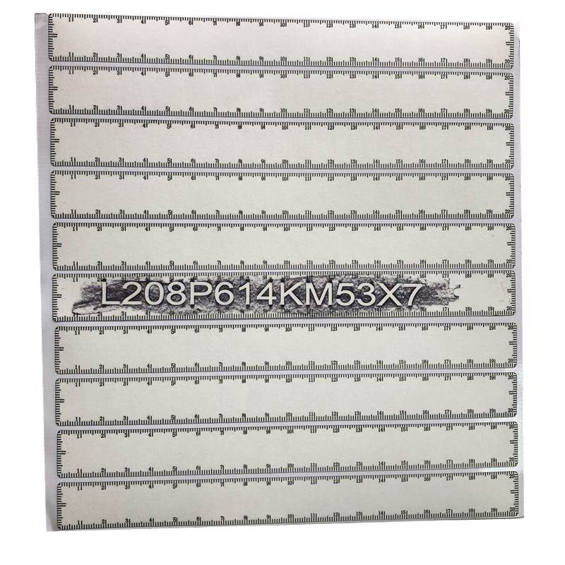 拓印纸刻度标尺寸拓号纸车管所拓印条车架电动车括码条可钢印贴码