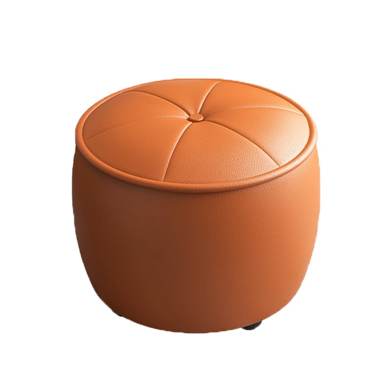 卡通南瓜凳家用矮凳儿童凳客厅休闲沙发踏脚凳可叠放实木凳小圆凳