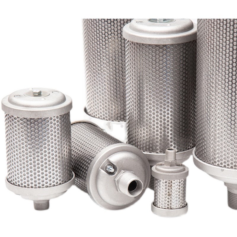 环海压缩空气XY-05/07降噪干燥机消声器排气气动消音声器隔膜泵