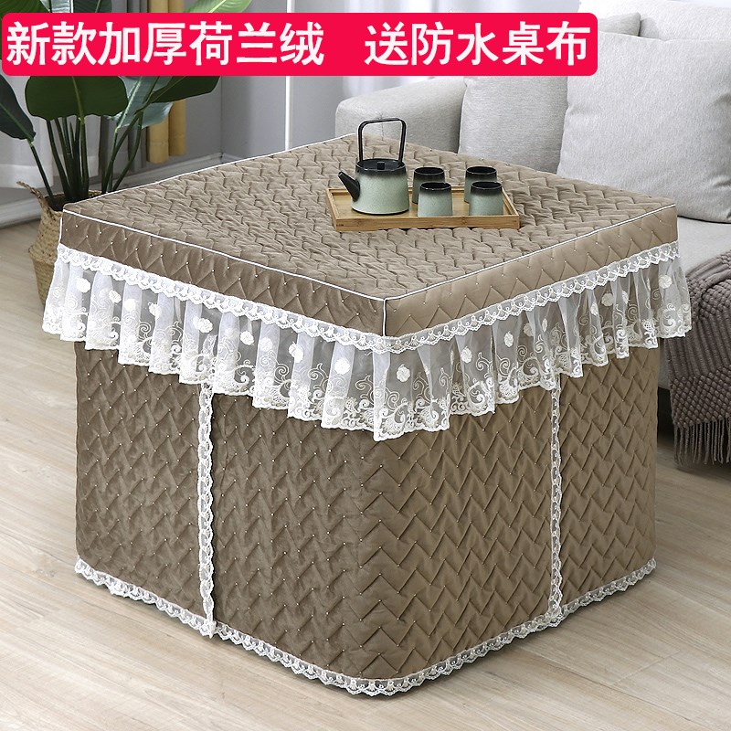 高档加厚电炉罩烤火罩电暖桌套烤火架被麻将机桌罩电取暖茶几桌罩
