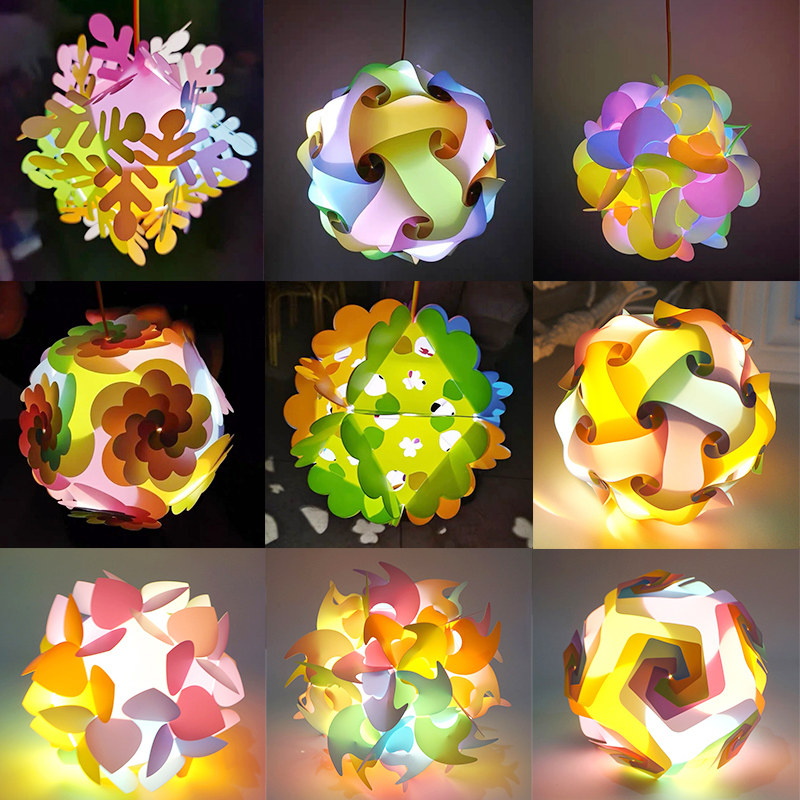 灯笼2022新款手工diy花灯幼儿园学校新年节日创意制作手提灯笼花