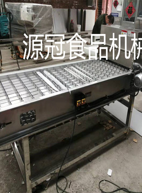 源冠机械刀鱼切段机商用连续式带鱼分段机全自动带鱼段切割设备