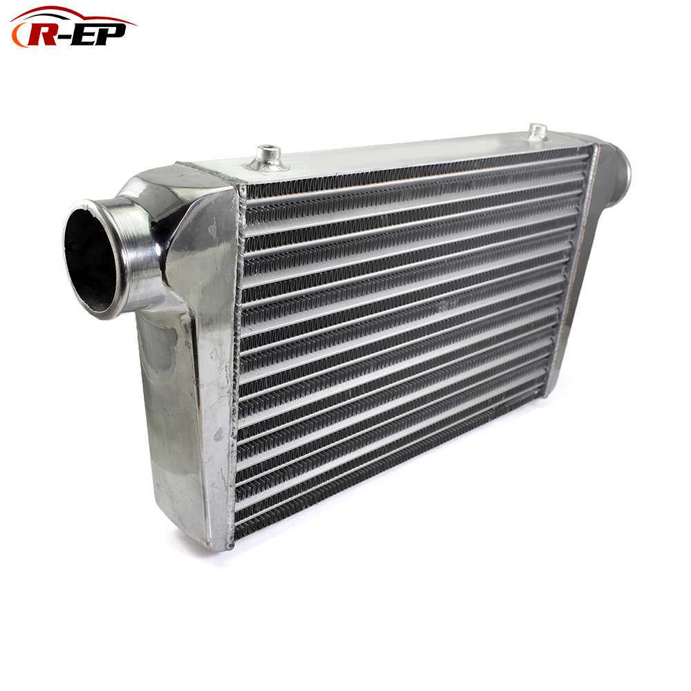 汽车改装中冷器450x300x66mm进气通用涡轮散热器增压铝制管式