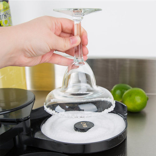 酒吧灵魂吧台用具调酒工具三层塑料盐边盒糖边盒玛格丽特鸡尾酒盒