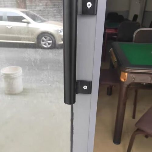 铝合金门平移门把手玻璃门窗阳台门明装塑钢推拉门把手小拉手加厚