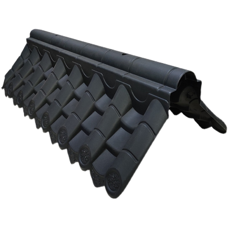 面围墙瓦墙头瓦片树脂瓦仿古塑料瓦马头墙院墙压顶瓦仿古一体瓦