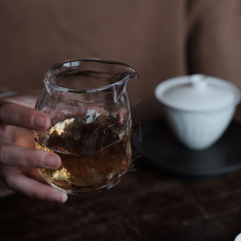 牧之 职人手作琉璃硫石公道杯匀杯分茶器功夫茶具耐热耐热玻璃图片