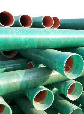 MFPT钢塑缠绕管FMPT塑钢复合管DN100玻璃钢MPPPVC内橘红外绿色