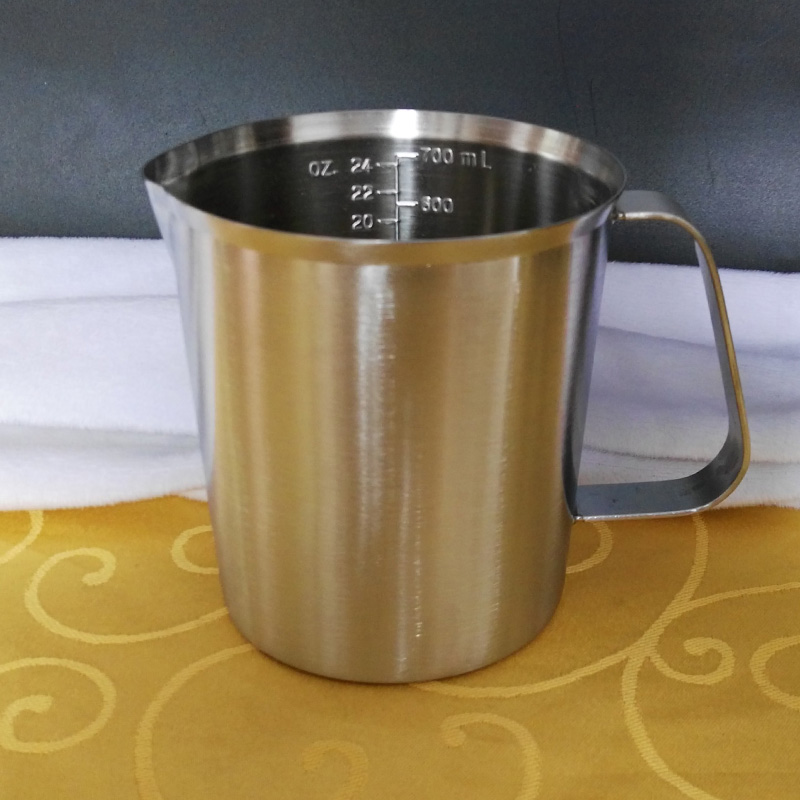 加厚30不锈钢量杯2000ml 奶茶咖啡量杯带刻度2L 拉花杯实验杯