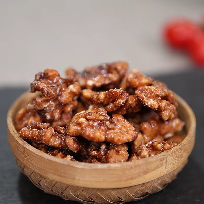 【团长专享】琥珀核桃仁250g休闲坚果小零食包邮