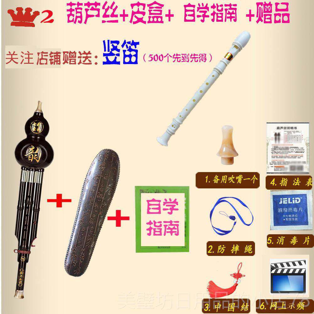 高档云南宾力葫芦乐器降b调c调防小学儿童成生人零基础自学丝初学
