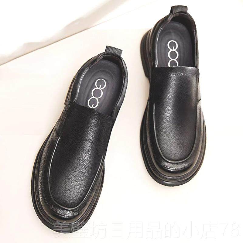 高档高哥内增高鞋季6cm秋款休新闲皮鞋男男士真皮商务增高鞋男款