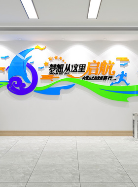 办公室教室墙面装饰展示公司形象企业文化墙励志团队3d立体墙贴纸