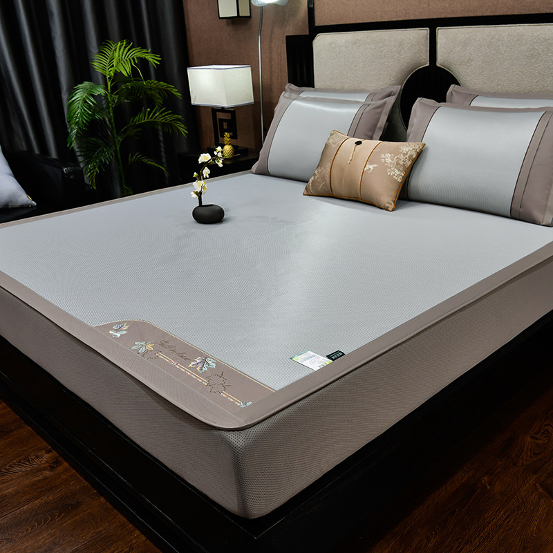 夏季凉感冰藤席床笠款三件套冰丝软席空调席家用单双人亲肤凉席子,床上用品,冰丝席,淘宝优惠券,粉丝福利购,淘宝优惠卷