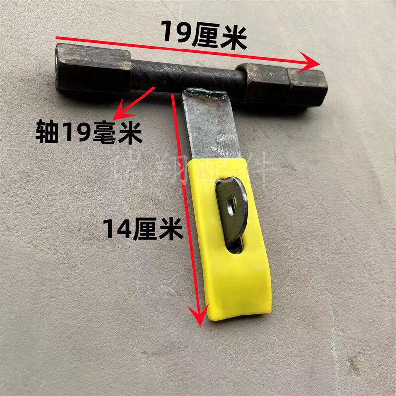 挂车自卸侧翻铁门插销铰链六棱吊开合页新款焊接件三件套吊打加厚