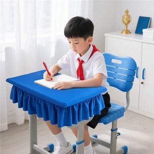2025新款四季通用学校课桌套小学生课桌桌布教室课桌桌布套防尘套