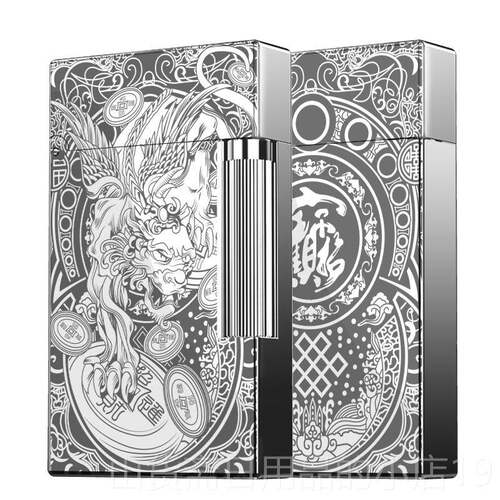 高档正品HORGSE神骏声打火机个朗性创字意定制刻充气男商务薄防风