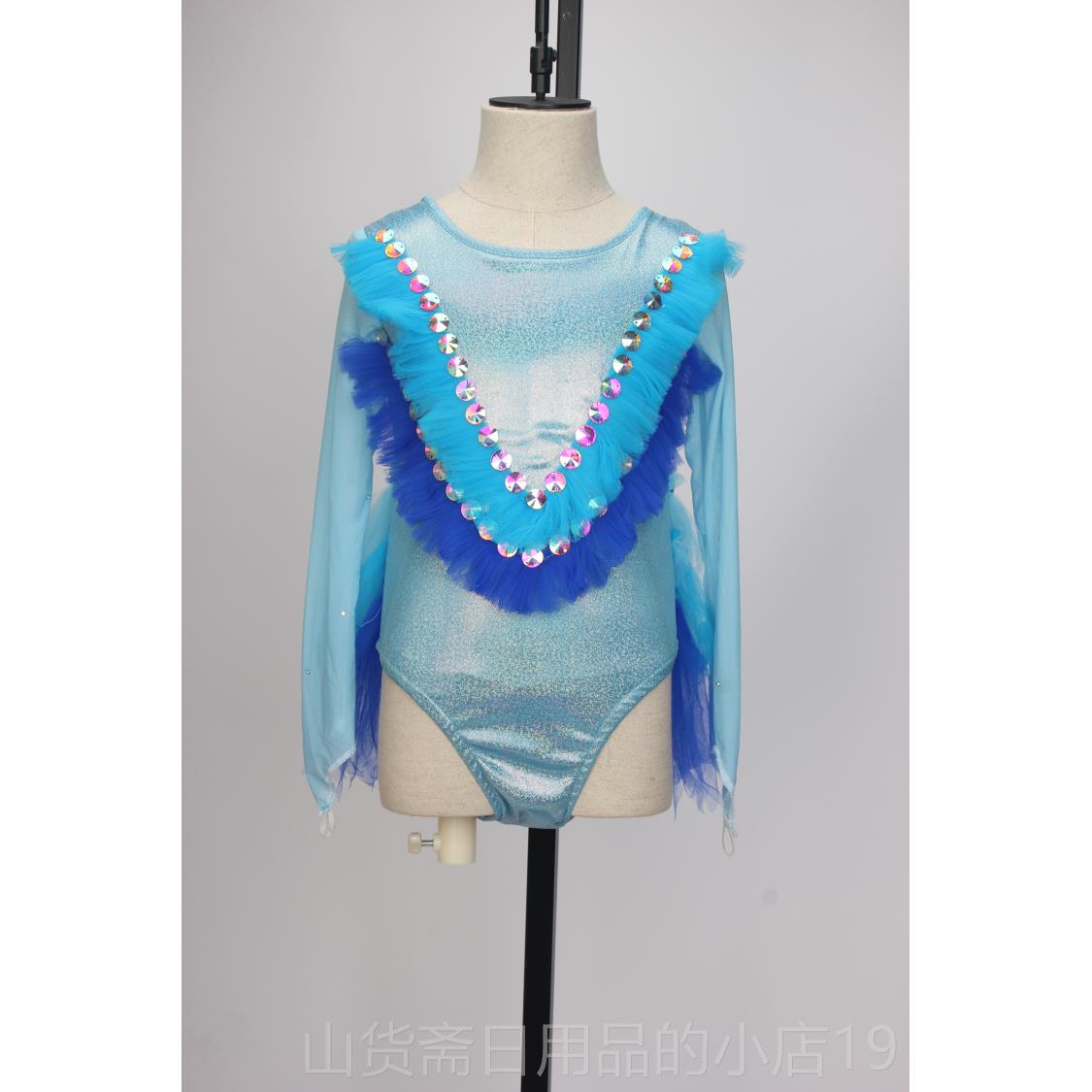 高档儿童舞台第表演服装定制九小泳荷风采气舞届蹈演出服装泳装