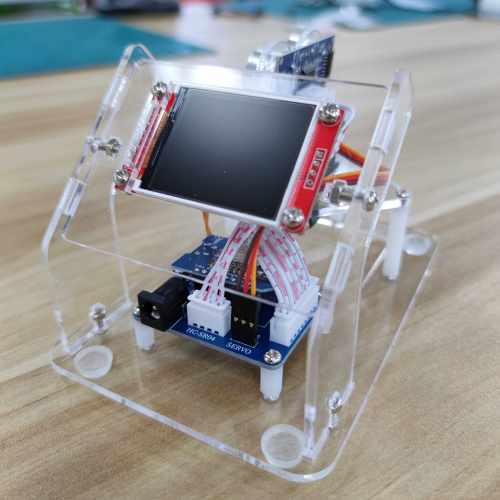 高档超声波雷达扫描DIY套 幼儿程式设计探测机器 件客手工创科技
