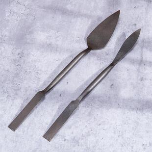 高档泥刀抹泥刀雕假塑山工具修坯刀雕刮刀精雕刻小抹缝刀石雕填塑