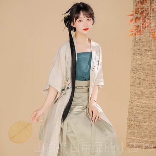 高档中古装宋朝宋代宋制秋款国良风古筝演出春秋季初中学生服改女