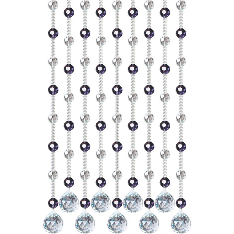 依古拉 珠帘水晶隔断帘 成品水晶珠帘新款玄关 窗帘装饰挂帘子493