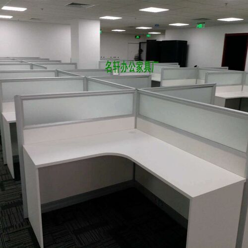 职员办公桌屏风工作位办公桌椅组合办公室工位员工卡位转角办公桌
