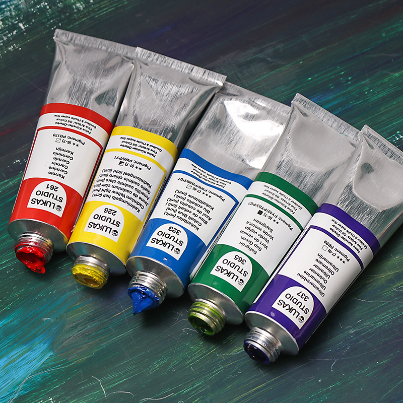 德国进口LUKAS卢卡斯油画颜料P级(专业级)单支画家创作写生用油彩